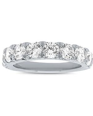 Bloomingdale's Fine Collection Luxe Collection Certified Lab Grown Diamond French Pave Band - White