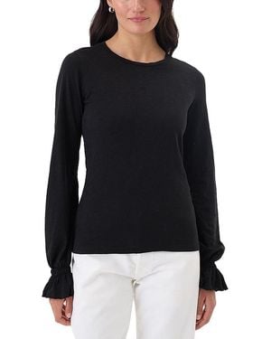 Goldie Lewinter Bishop Sleeve Blouse - Black