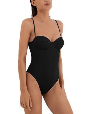 ViX Vix Firenze Corsage One Piece Swimsuit - Black