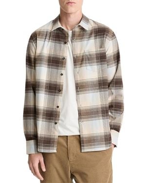 Vince Missoula Printed Button Front Shirt - Multicolour