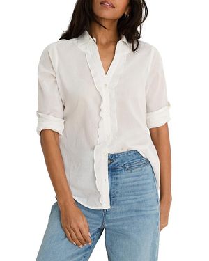 NIC+ZOE Ruffled Shirt - White