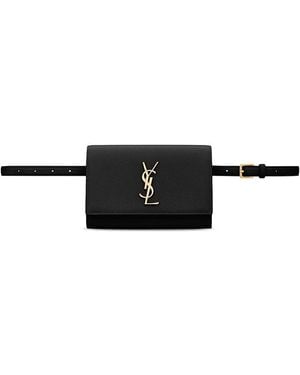 Saint Laurent Solferino Small Satchel Belt Bag - Black