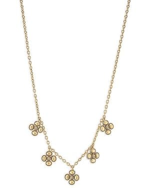 Capucine de Wulf Berry Clover Multi Station Necklace, 16 - Metallic