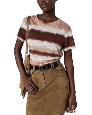 Gerard Darel Mabinty Linen Top - Brown