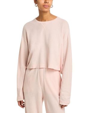 ATM Pique Long Sleeve Tee - Pink