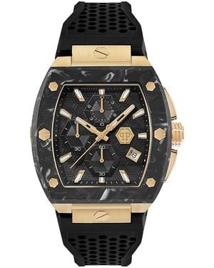 Philipp Plein Hexagon Phantom Chronograph, 44Mm - Black