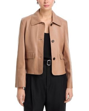 Arma Fem Vintage Leather Jacket - Multicolor