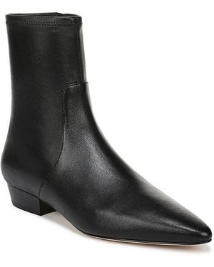 Veronica Beard Glinda Zip Up Boots - Black