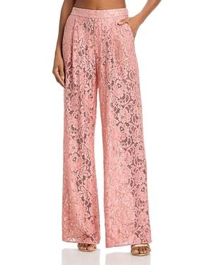 L'Agence Tavia Lace Pull On Pants - Pink