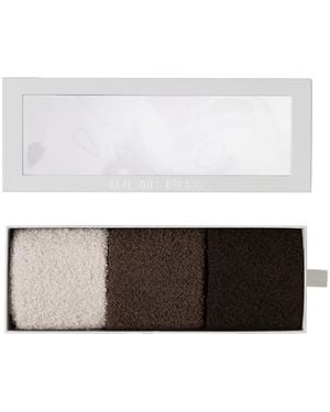 Barefoot Dreams Cozychic 3 Pair Sock Set - White