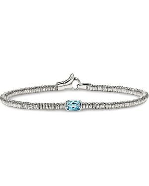 John Hardy Sterling Heishi Gemstone Bead Bracelet - White