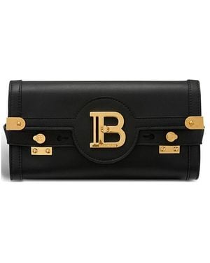 Balmain B-Buzz 23-Calfskin Pouch - Black