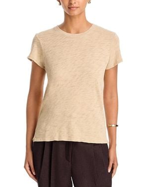 ATM Anthony Thomas Melillo Schoolboy Crewneck Tee - Natural