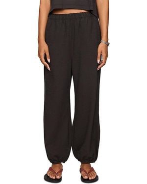 Z Supply Deena Cotton Blend Balloon Pants - Black