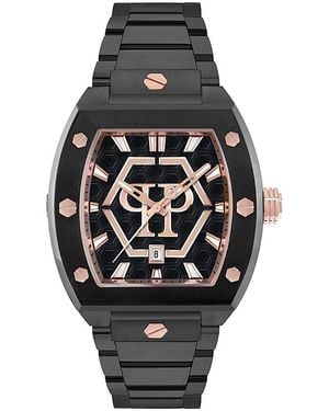 Philipp Plein The Hexagon Phantom Watch, 44Mm - Black