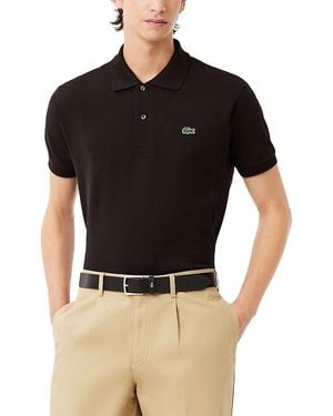 Lacoste Pique Classic Fit Polo Shirt - Black