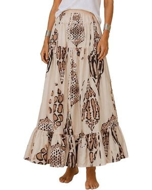 Calypso St. Barth Lourdes Skirt - Brown