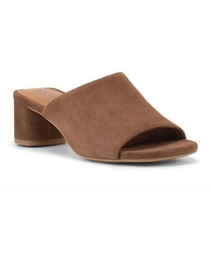 Vagabond Shoemakers Piper Suede Slide Sandals - Brown