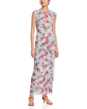 AFRM Mylo Power Mesh Maxi Dress - Red