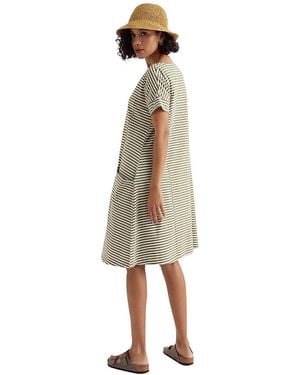 Seasalt Cornwall Mill Pool Short Sleeve Swing Dress - Natural