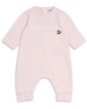 Moncler Logo Romper - Pink