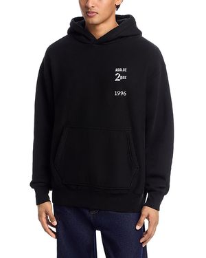 Agolde X Tupac Double West Hoodie - Black