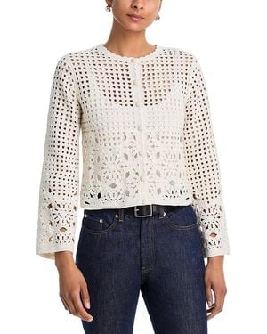 FRAME The Postcard Cardigan Sweater - White