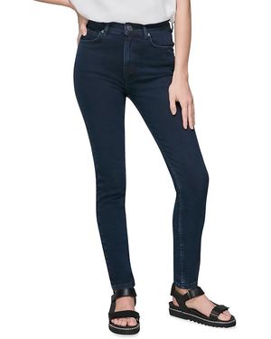 Whistles Sculptured Skinny Jeans - Blue
