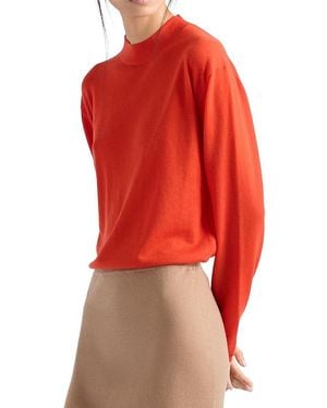 Prada Cashmere Crew-Neck Sweater - Red