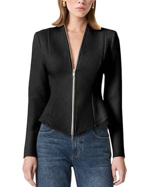Nocturne Zipper Detailed Blouse - Black