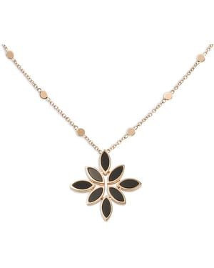 Pasquale Bruni 18K Ghirlanda Onyx Marquis Cluster Pendant Necklace, 16.5 - White