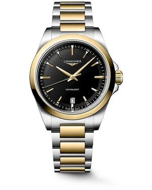 Longines Conquest Watch, 38Mm - Metallic