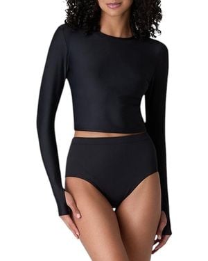 Watskin Sasha Long Sleeve Top - Black