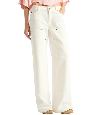 Balmain Loose-Fit Denim Jeans - White