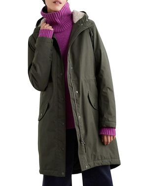 Seasalt Cornwall Plant Hunter Raincoat - Black