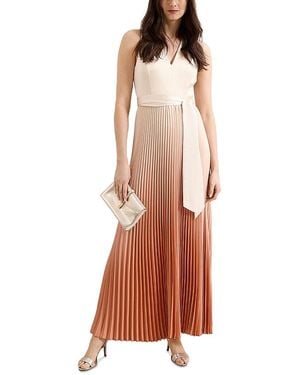 Phase Eight Sloane Cross Front Midaxi Dress - Orange