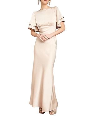 Coast High Neck Crepe Maxi Dress - White