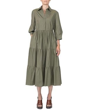 Callas Milano Marseille Tiered Dress - Green