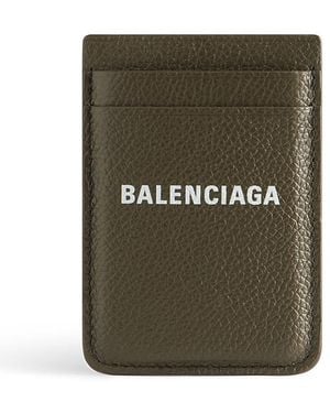 Balenciaga Cash Magnet Card Holder - Green