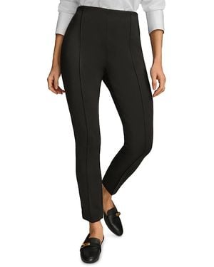 Donna Karan Donna Karan High Rise Skinny Ankle Pants - Black