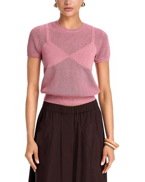 Steve Madden Blakelee Sweater Top - Red