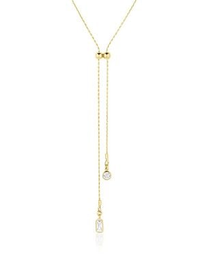 SET & STONES Zoey Lariat Necklace - White