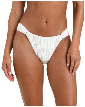 Sunshine 79 Flora Flair French Cut Bikini Bottom - Brown