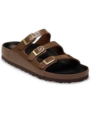 Birkenstock Florida Fresh High Shine Exquisite Sandals - Brown