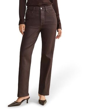 Warp & Weft Ase Stretch Straight Jeans - Brown