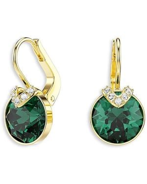 Swarovski Bella V Drop Earrings - Green