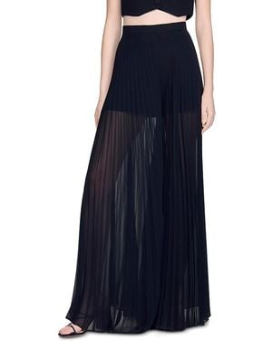 Sandro Pleated Pants - Blue