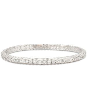Zydo 18K Stretch Diamond Bracelet - White
