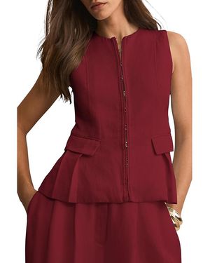 Mint Velvet Tailored Tie Back Waistcoat