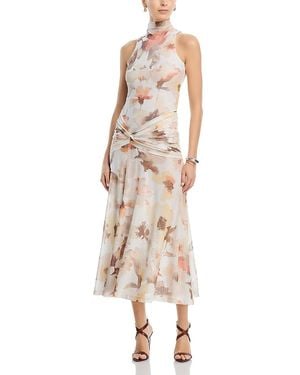 Bardot Leanna Gathered Front Dress - Natural